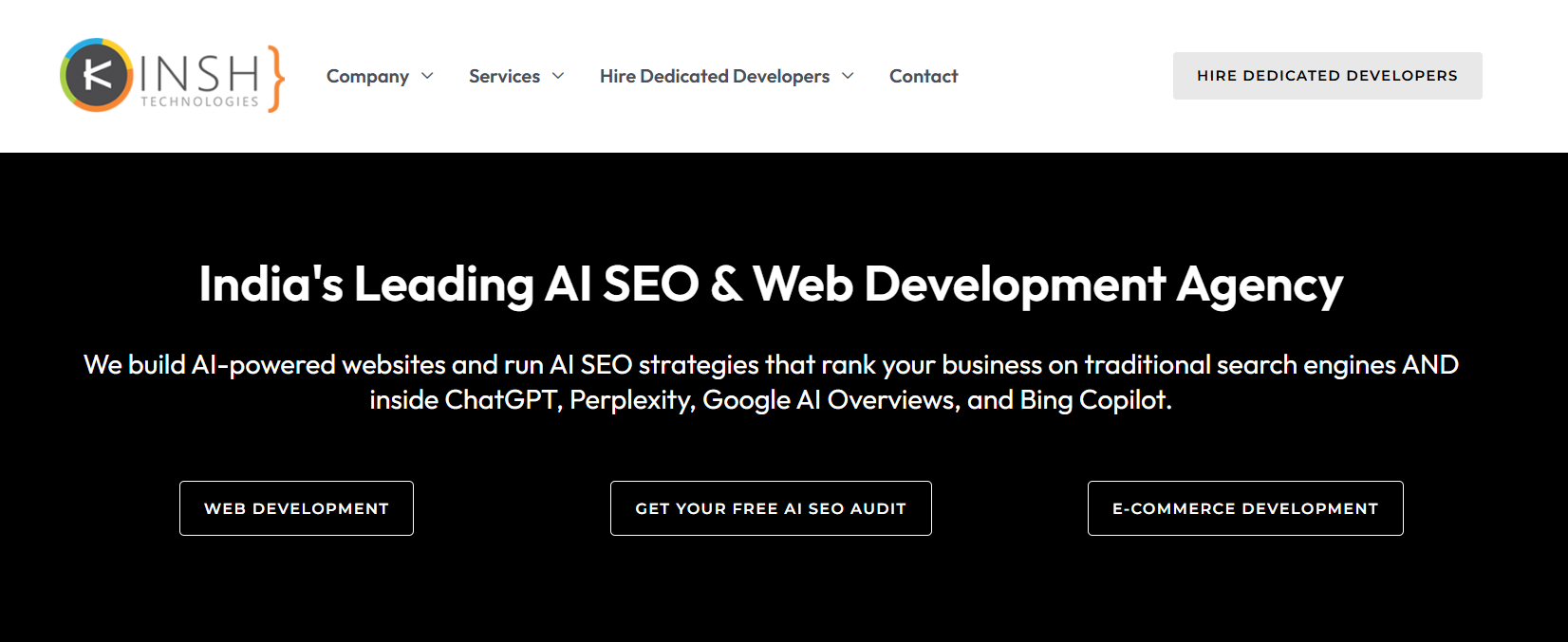 AI SEO Agency - Kinsh